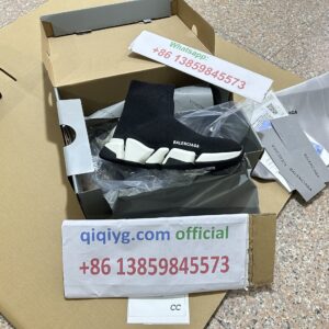 qiqiyg.com Balenciaga Track 3.0 Sneaker Black White Multi-Layer Knit Futuristic Athleisure Must-Have for 2026